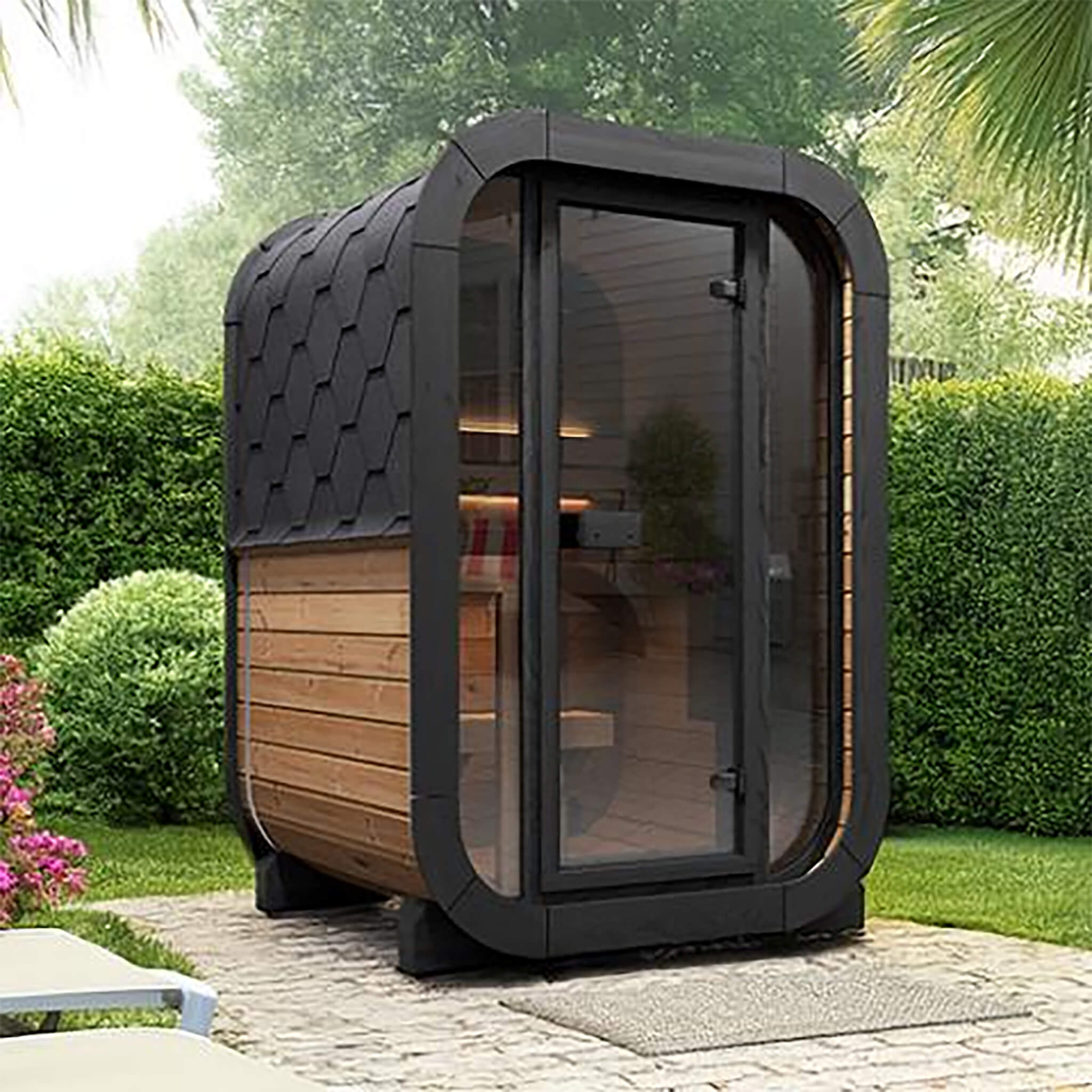 Outdoor 2-Person Home Sauna Kit