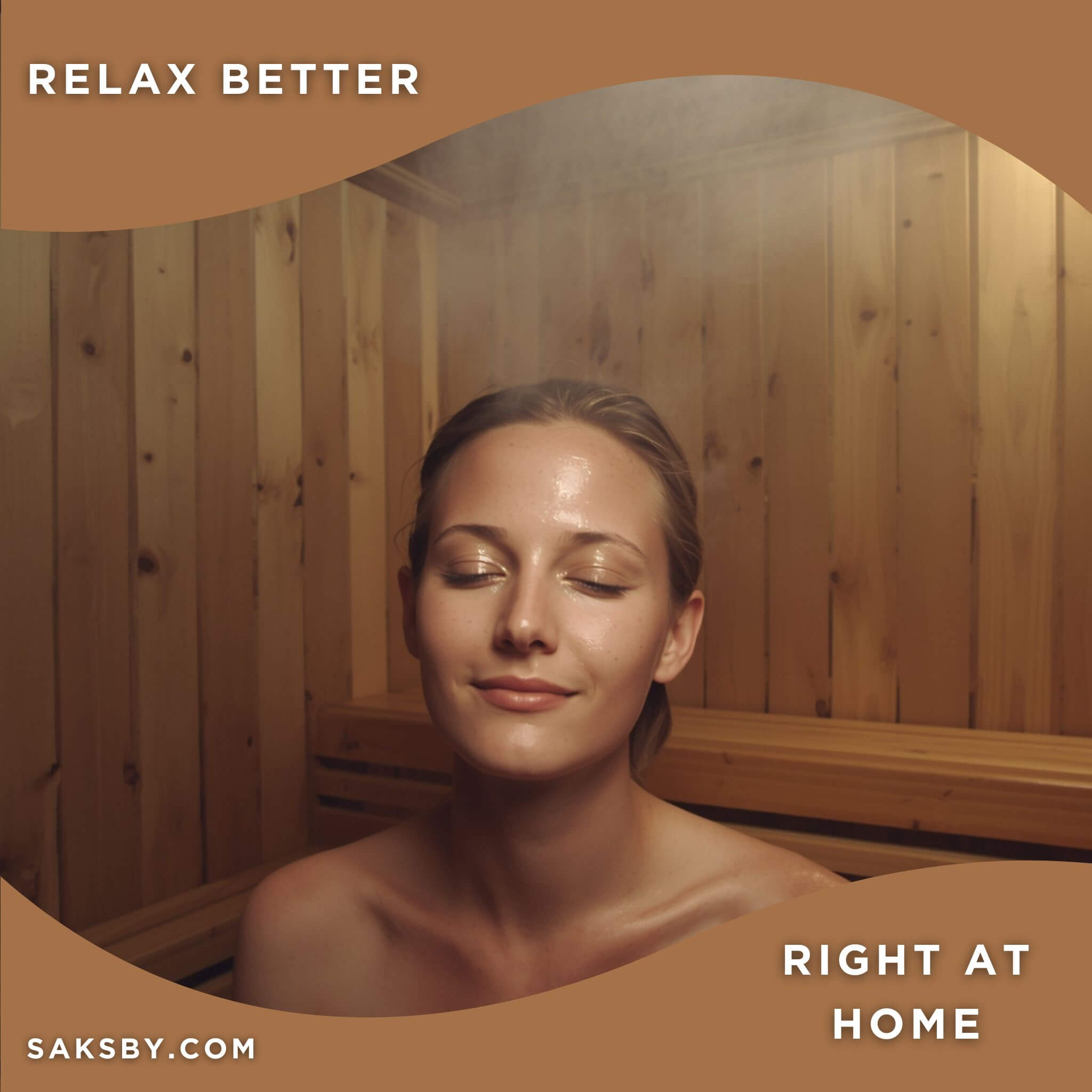 3-Person Cube-Series Luxury Wooden Outdoor Home Sauna Kit