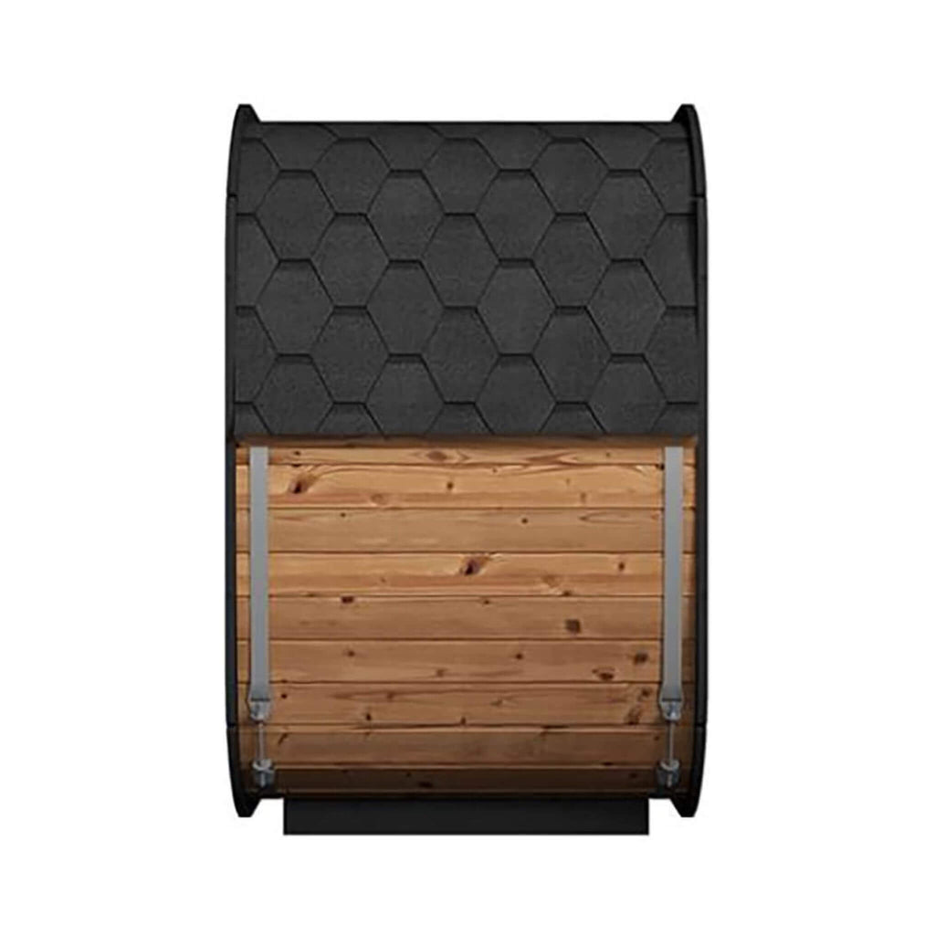 3-Person Cube-Series Luxury Wooden Outdoor Home Sauna Kit