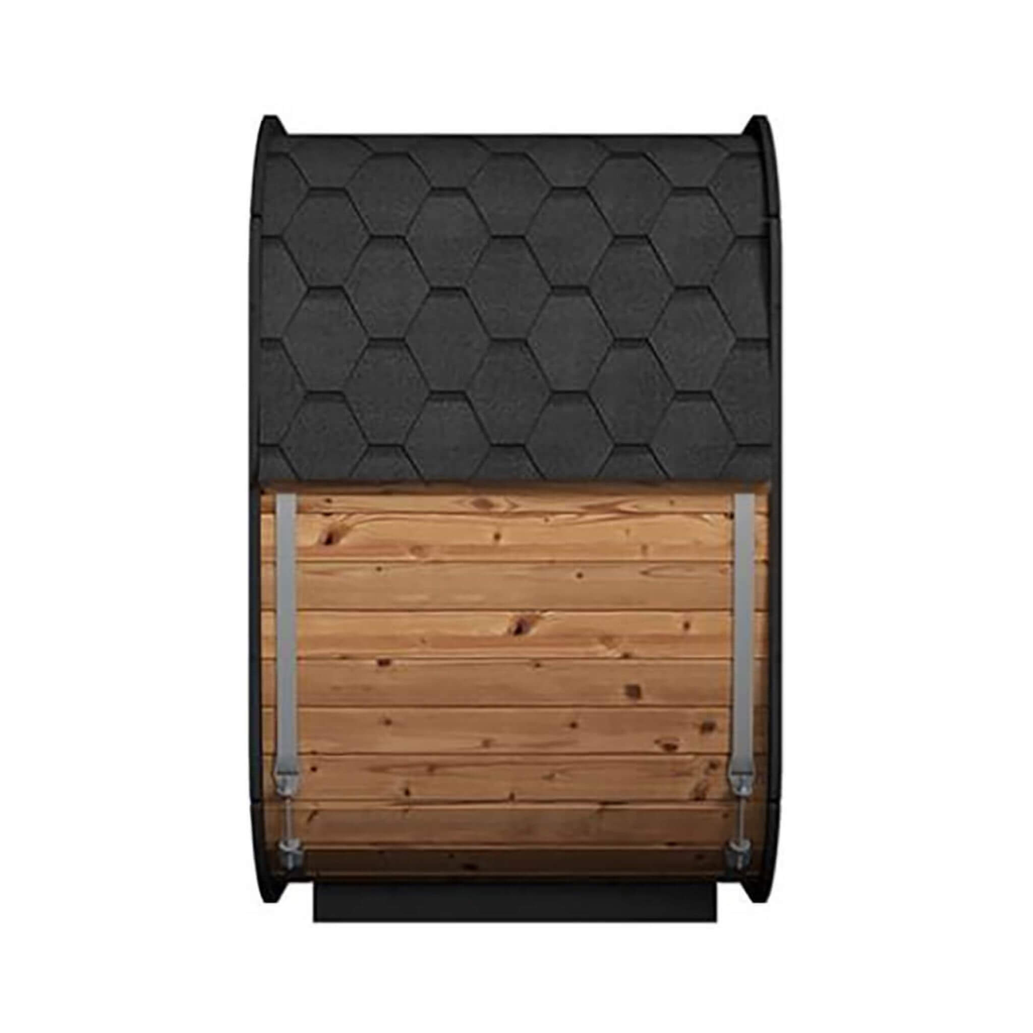 3-Person Cube-Series Luxury Wooden Outdoor Home Sauna Kit