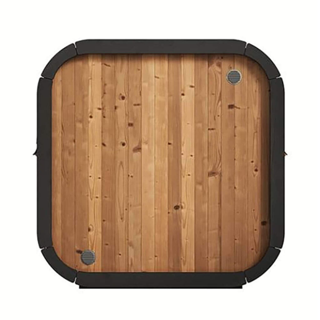 4-Person Cube-Series Luxury Wooden Outdoor Home Sauna Kit