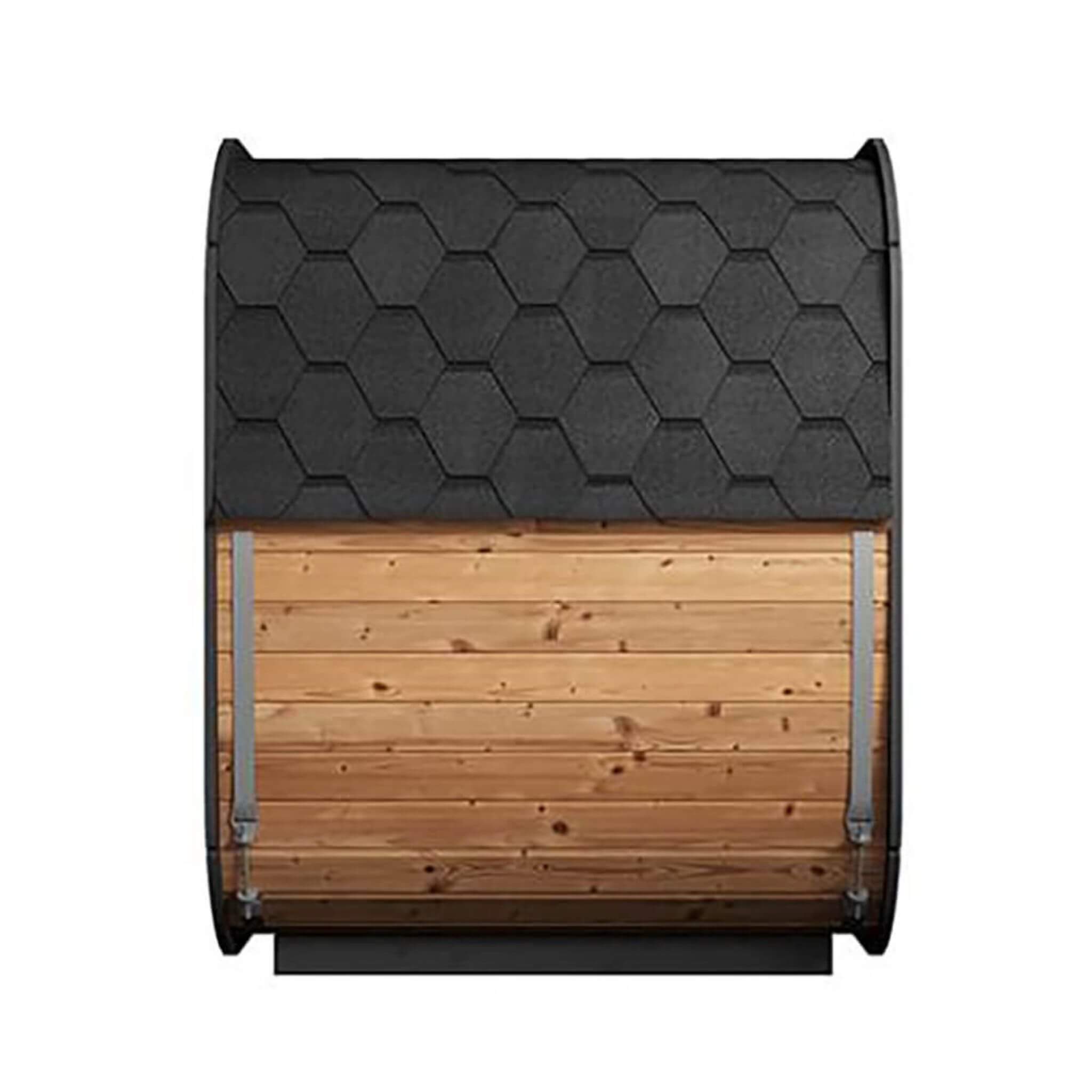 4-Person Cube-Series Luxury Wooden Outdoor Home Sauna Kit