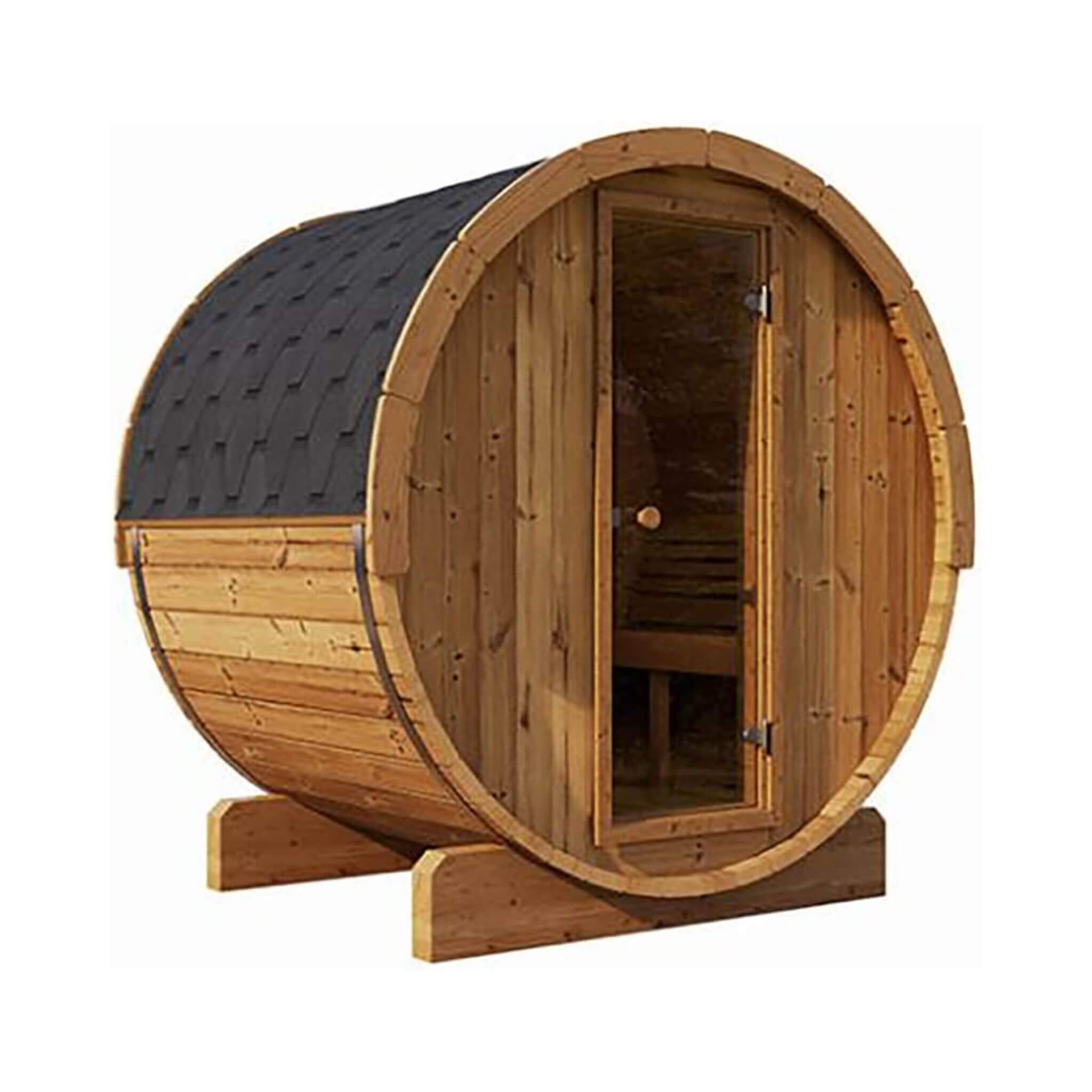 3-Person Thermo-Spruce Backyard Sauna Barrel