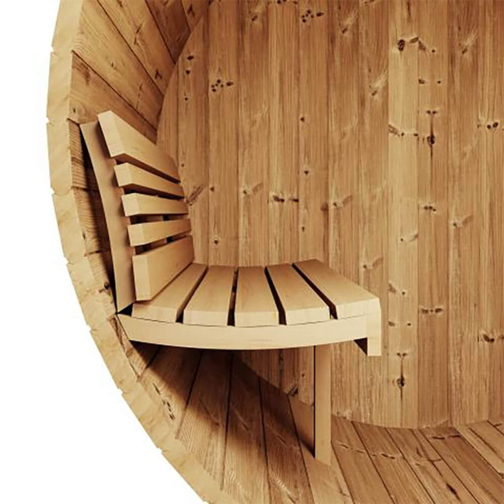 3-Person Thermo-Spruce Backyard Sauna Barrel