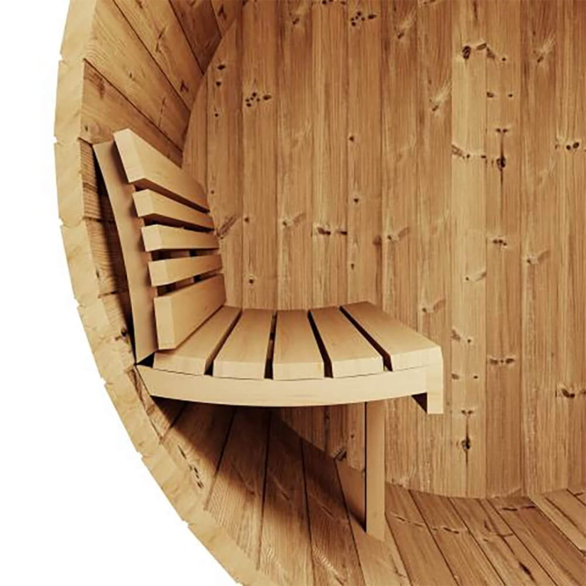 3-Person Thermo-Spruce Backyard Sauna Barrel