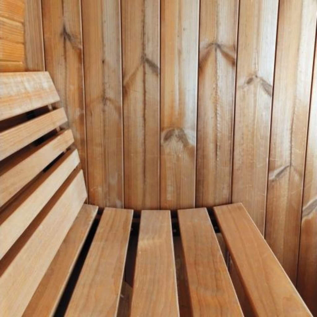 6-Person Outdoor Thermo-Spruce Sauna Barrel