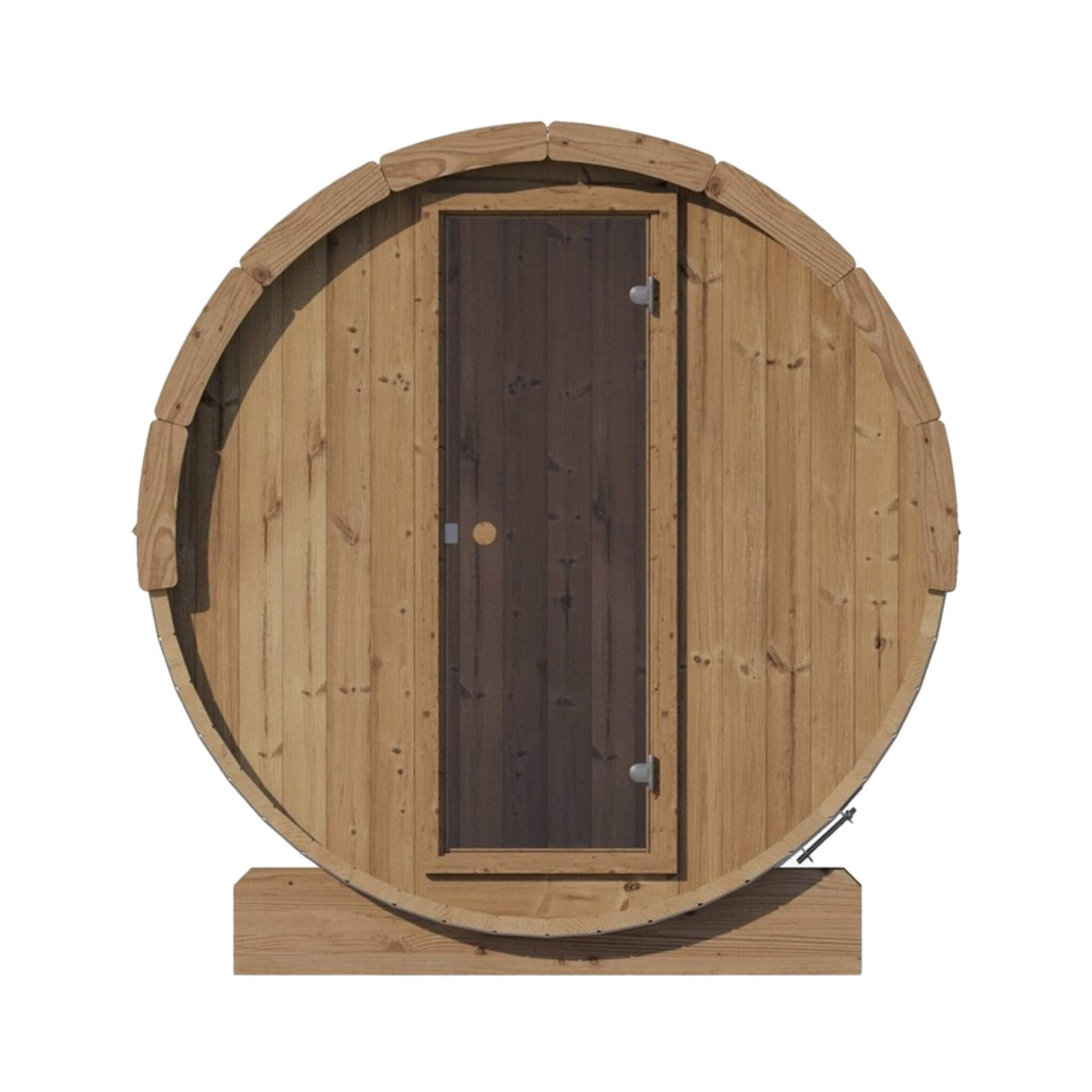 6-Person Outdoor Thermo-Spruce Sauna Barrel
