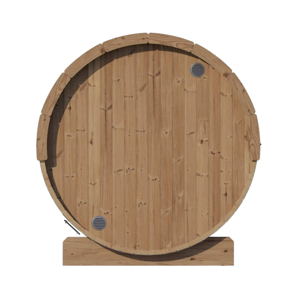 6-Person Outdoor Thermo-Spruce Sauna Barrel