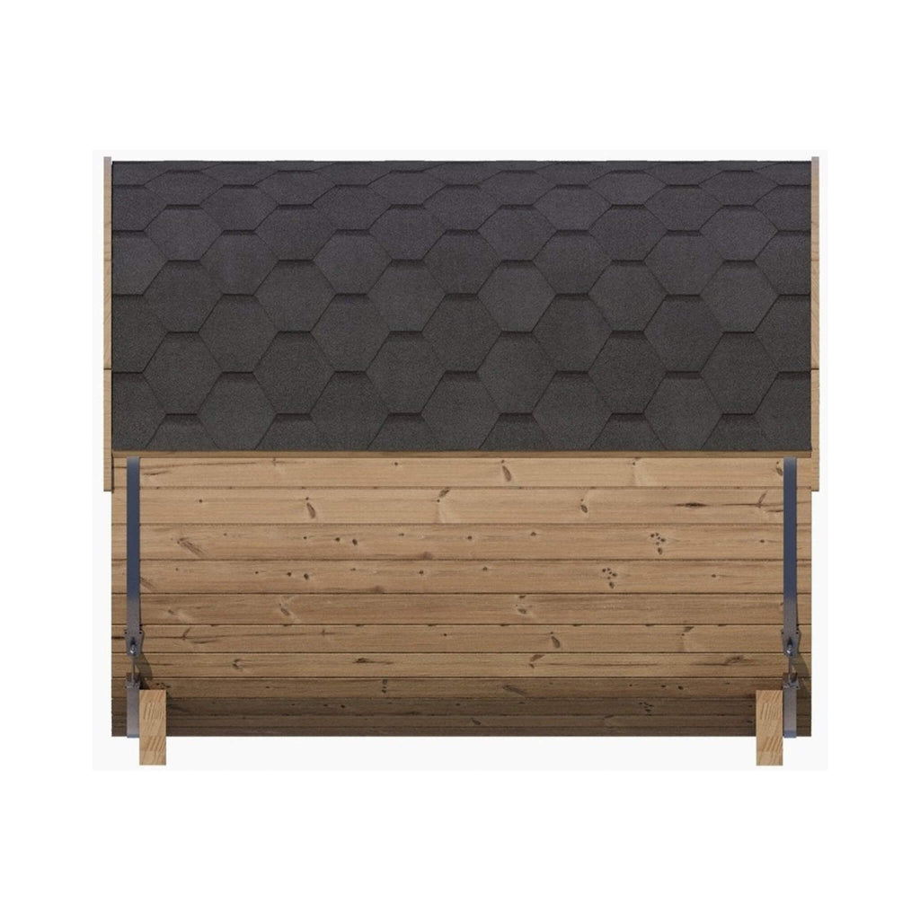 6-Person Outdoor Thermo-Spruce Sauna Barrel