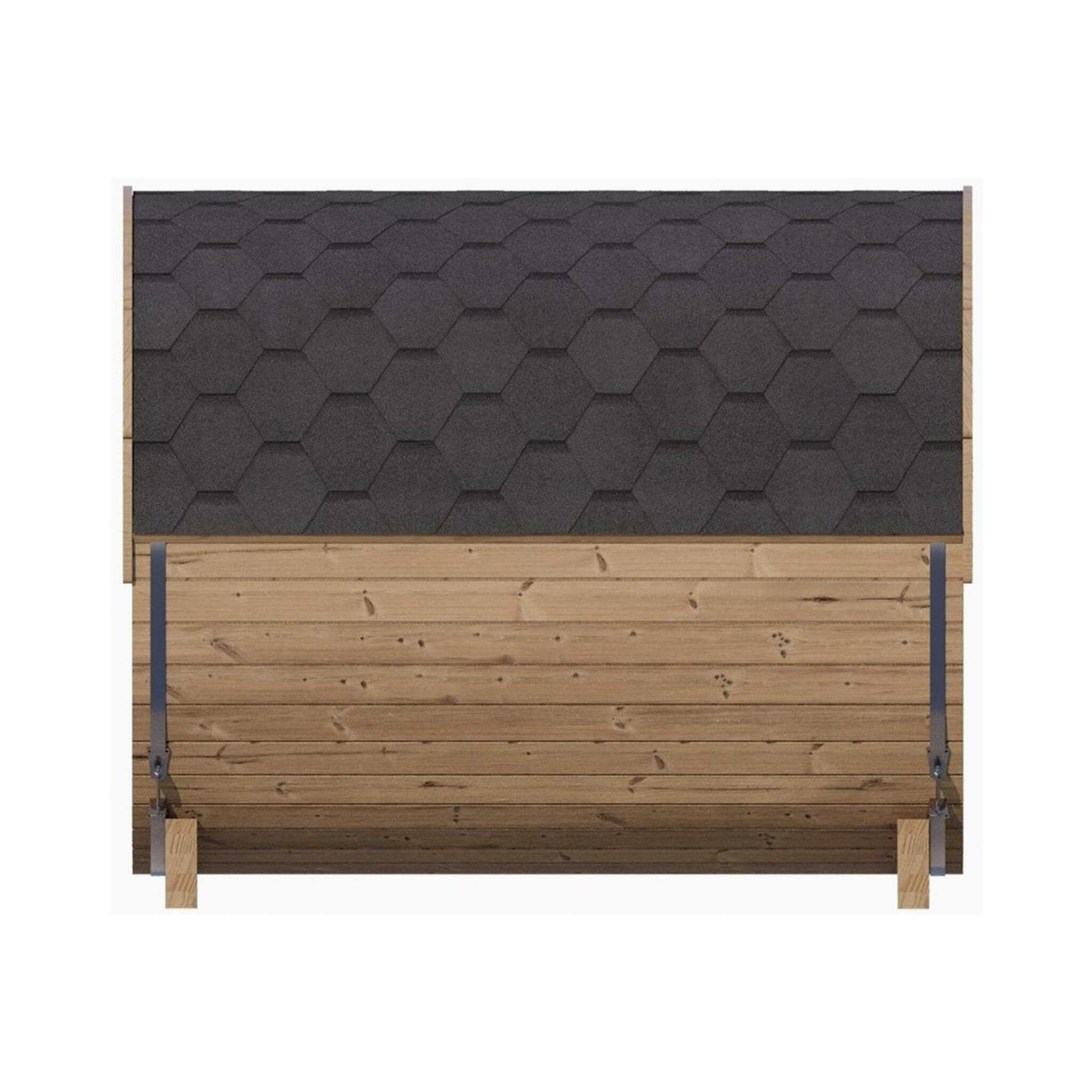 6-Person Outdoor Thermo-Spruce Sauna Barrel