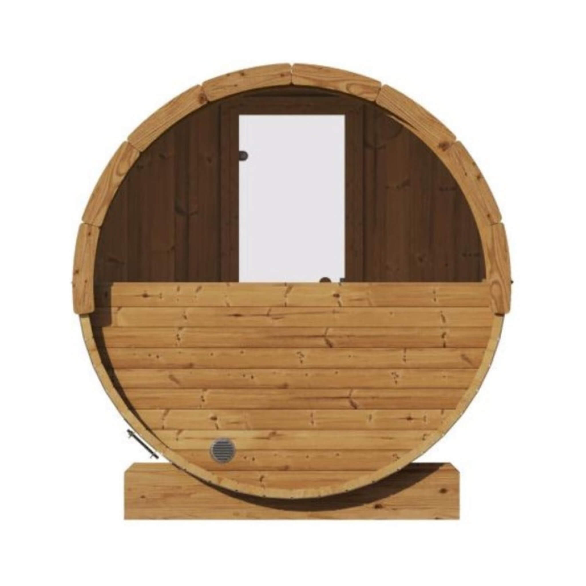 6-Person Outdoor Thermo-Spruce Sauna Barrel