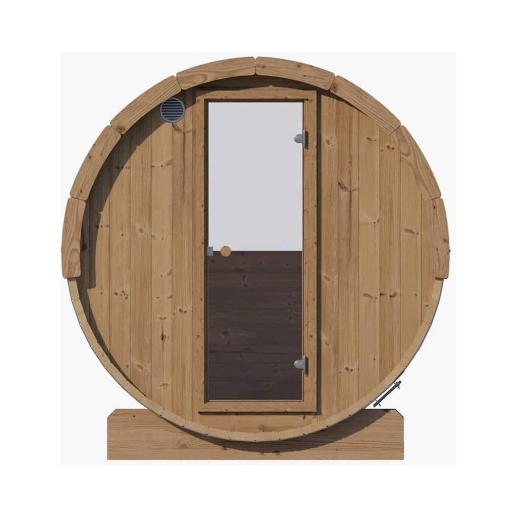 6-Person Outdoor Thermo-Spruce Sauna Barrel
