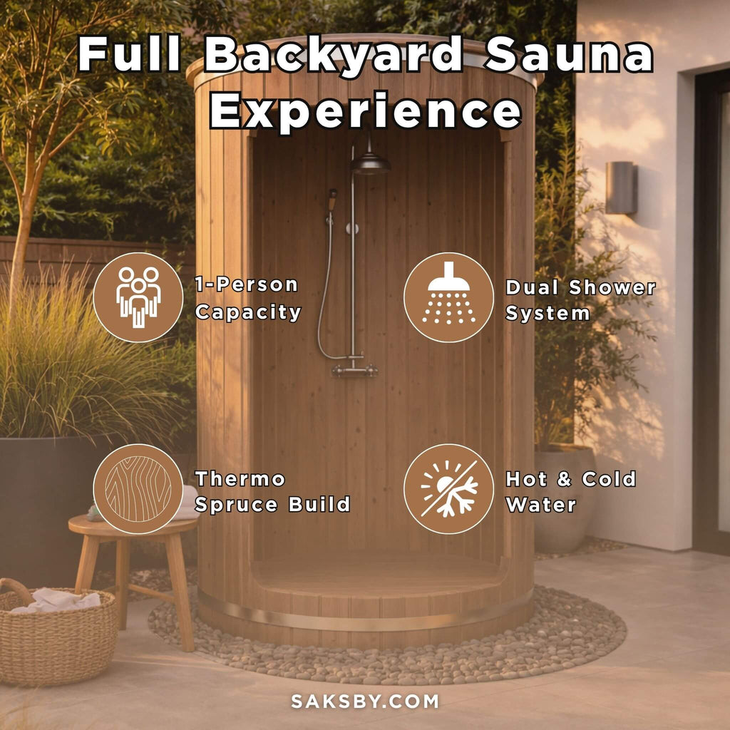 Premium Barrel Shower