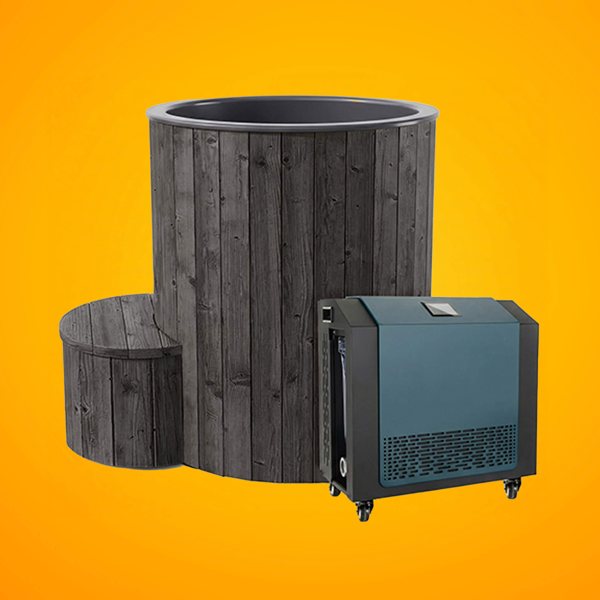 1-Person Immersion Tub With Combination Water Chiller And Heater