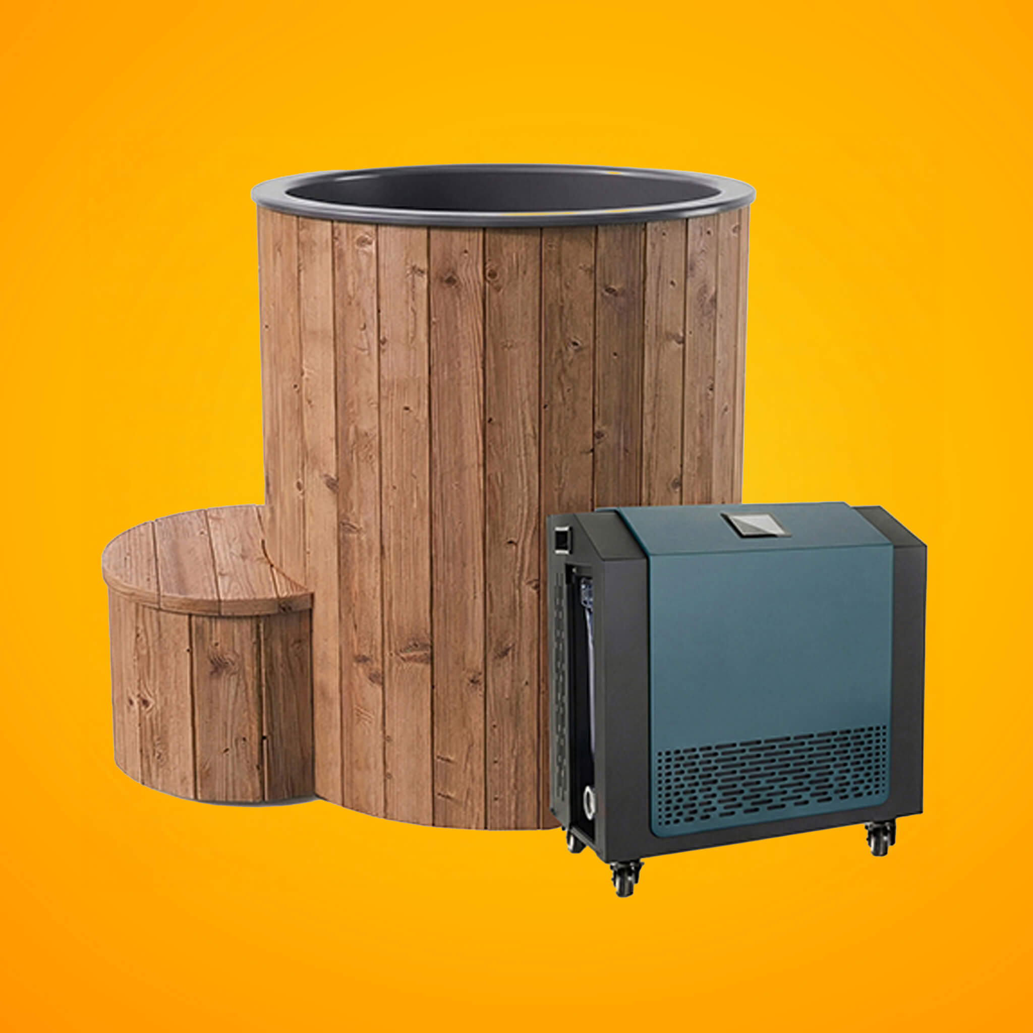 1-Person Immersion Tub With Combination Water Chiller And Heater