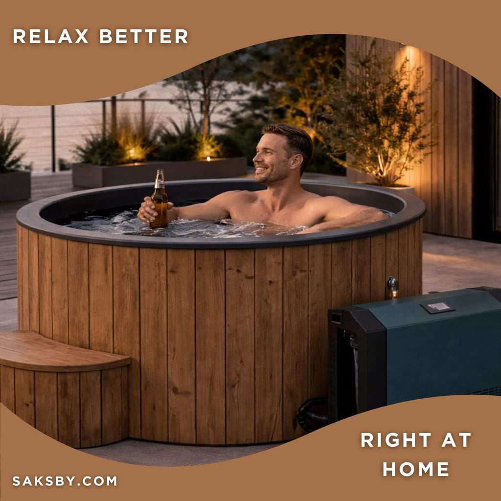 1-Person Immersion Tub With Combination Water Chiller And Heater
