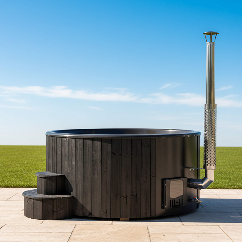 7-Person Soak-Series Home Wood-Burning Hot Tub