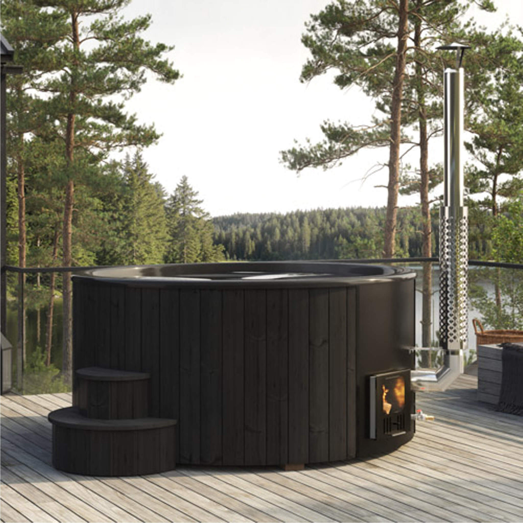 7-Person Soak-Series Home Wood-Burning Hot Tub