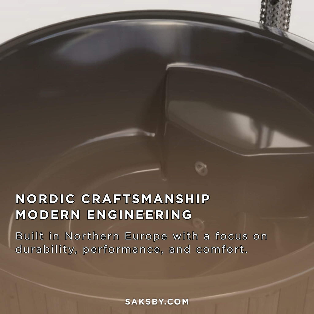 7-Person Soak-Series Home Wood-Burning Hot Tub
