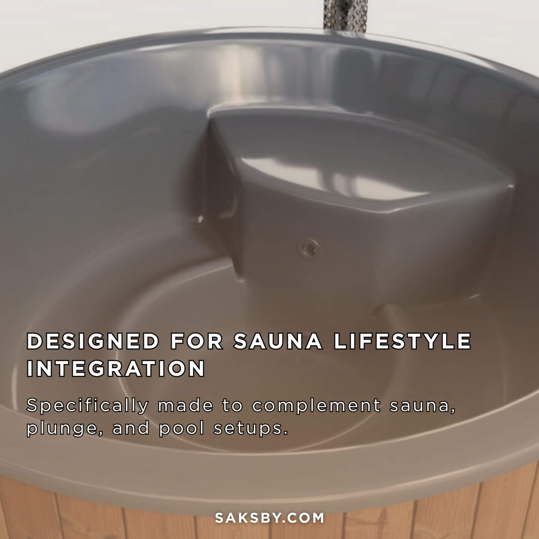 7-Person Soak-Series Home Wood-Burning Hot Tub