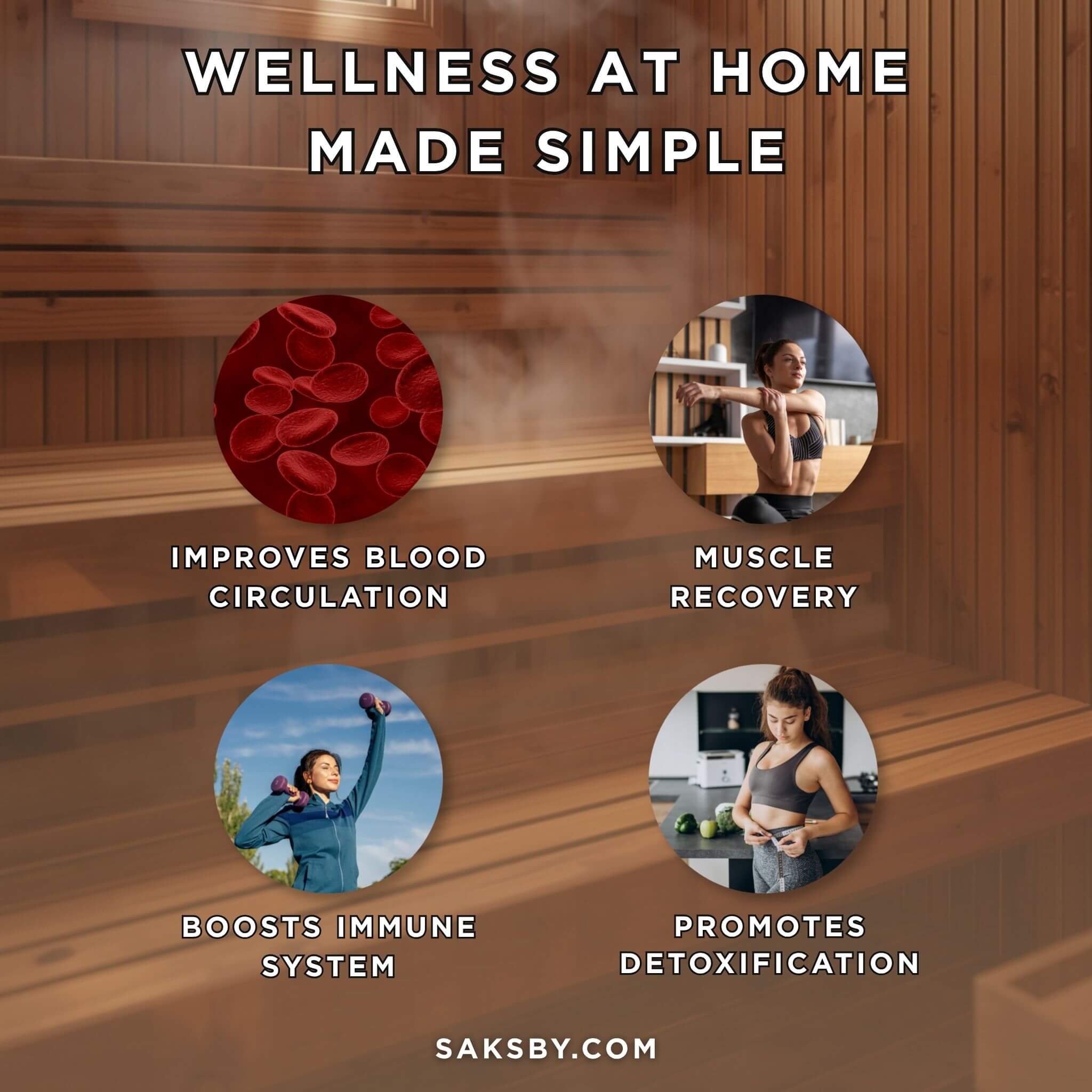 7-Person Soak-Series Home Wood-Burning Hot Tub