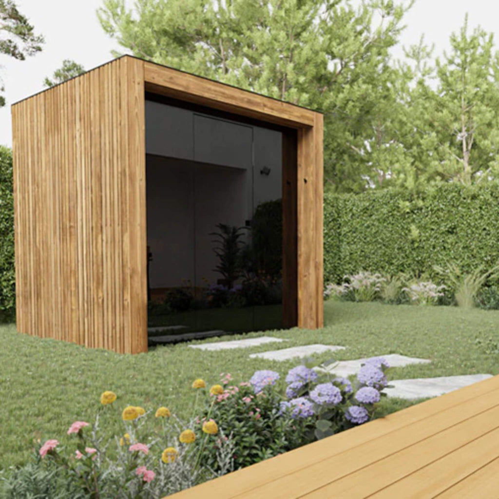 Fully-Assembled 4-Person Outdoor Sauna Cabin [Made-To-Order]