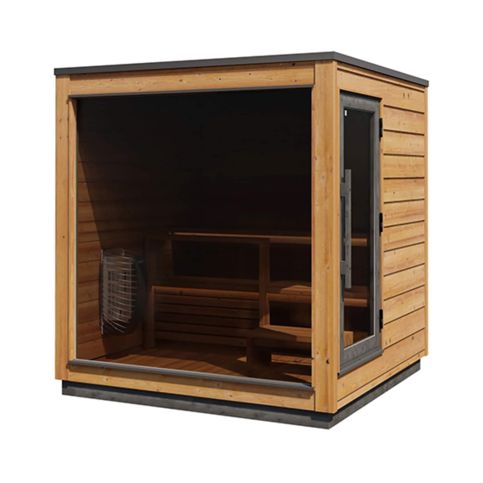 4-Person Fully-Assembled Outdoor Sauna Cabin [Made-To-Order]