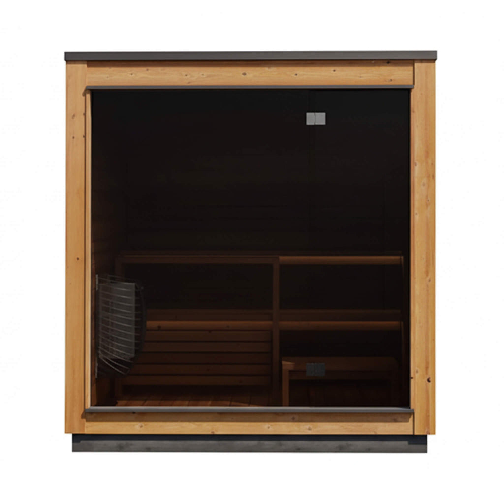 4-Person Fully-Assembled Outdoor Sauna Cabin [Made-To-Order]