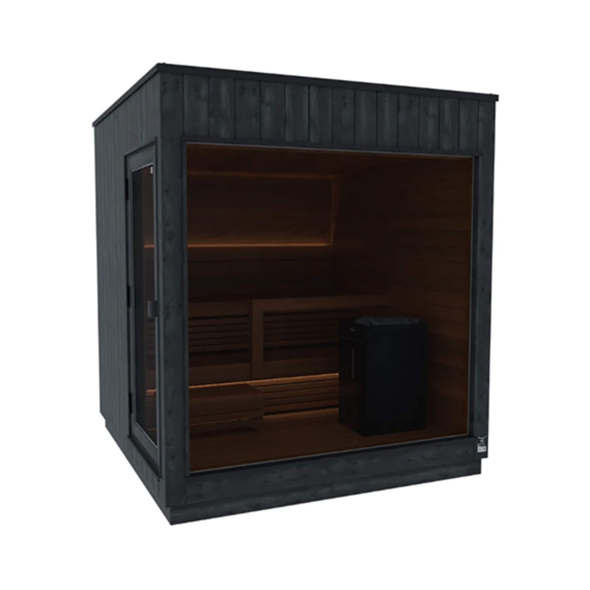 2-5 Person Fully-Assembled Outdoor Modular Sauna Cabin [Made-To-Order]