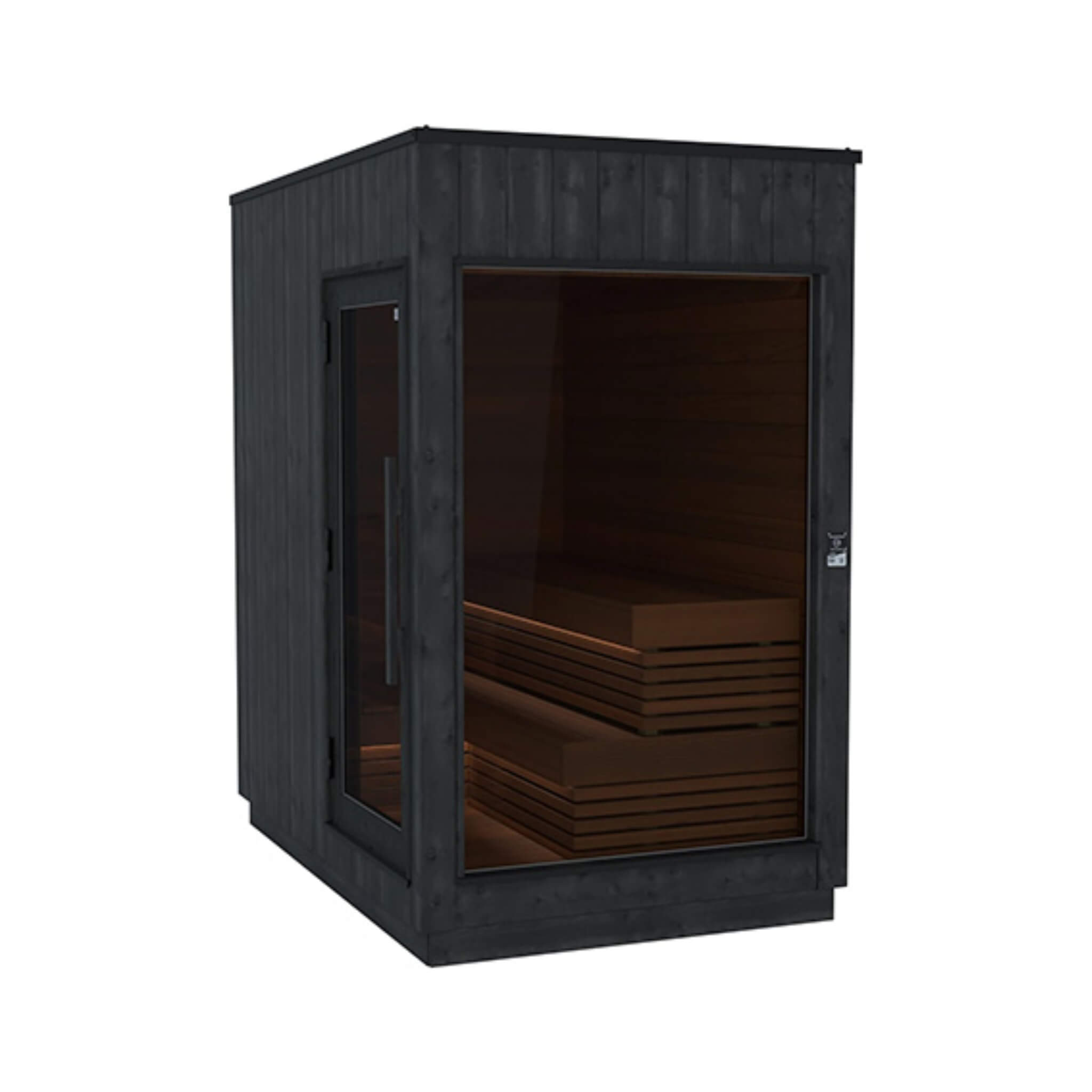 2-5 Person Fully-Assembled Outdoor Modular Sauna Cabin [Made-To-Order]