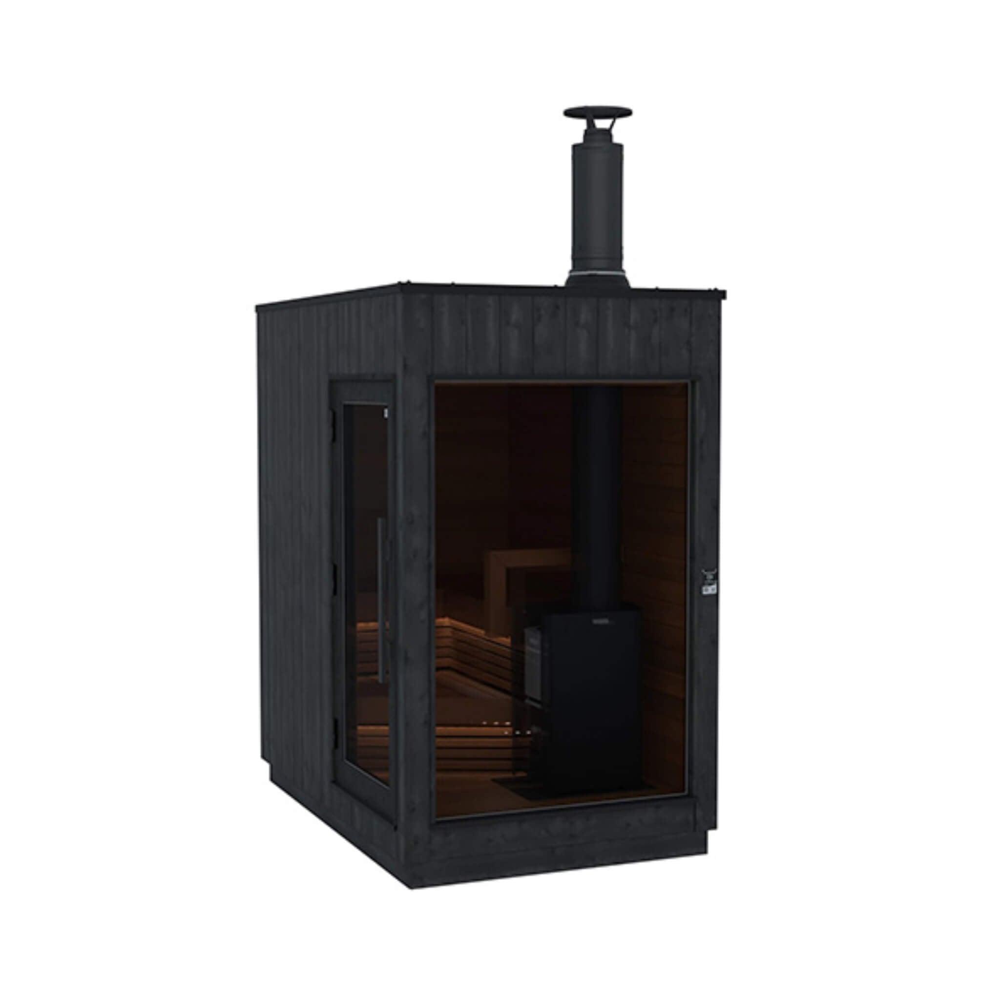2-5 Person Fully-Assembled Outdoor Modular Sauna Cabin [Made-To-Order]