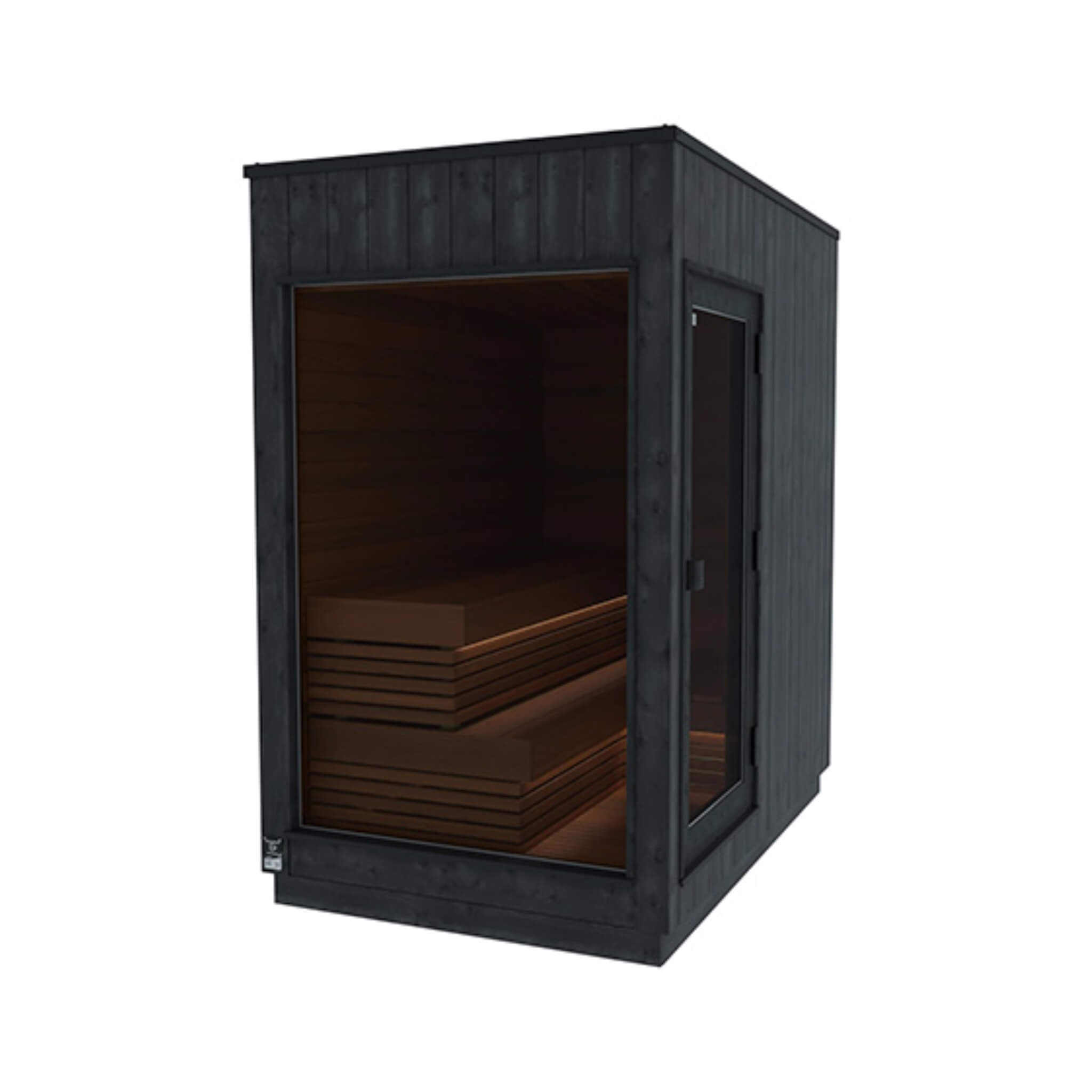 2-5 Person Fully-Assembled Outdoor Modular Sauna Cabin [Made-To-Order]