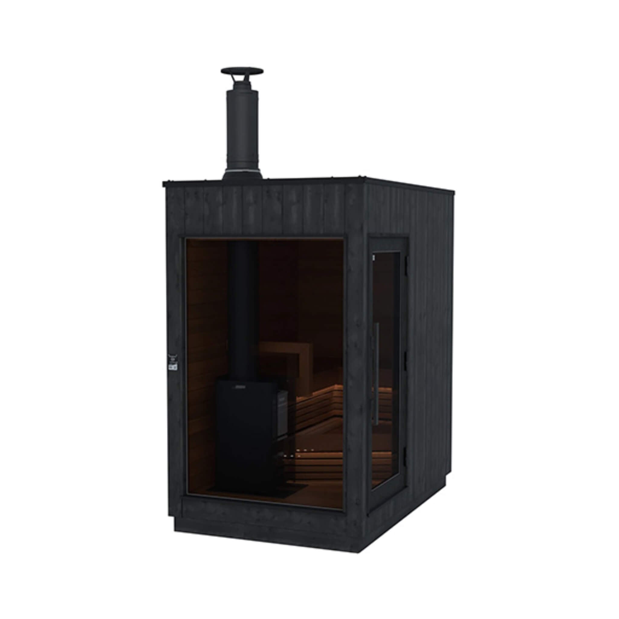 2-5 Person Fully-Assembled Outdoor Modular Sauna Cabin [Made-To-Order]