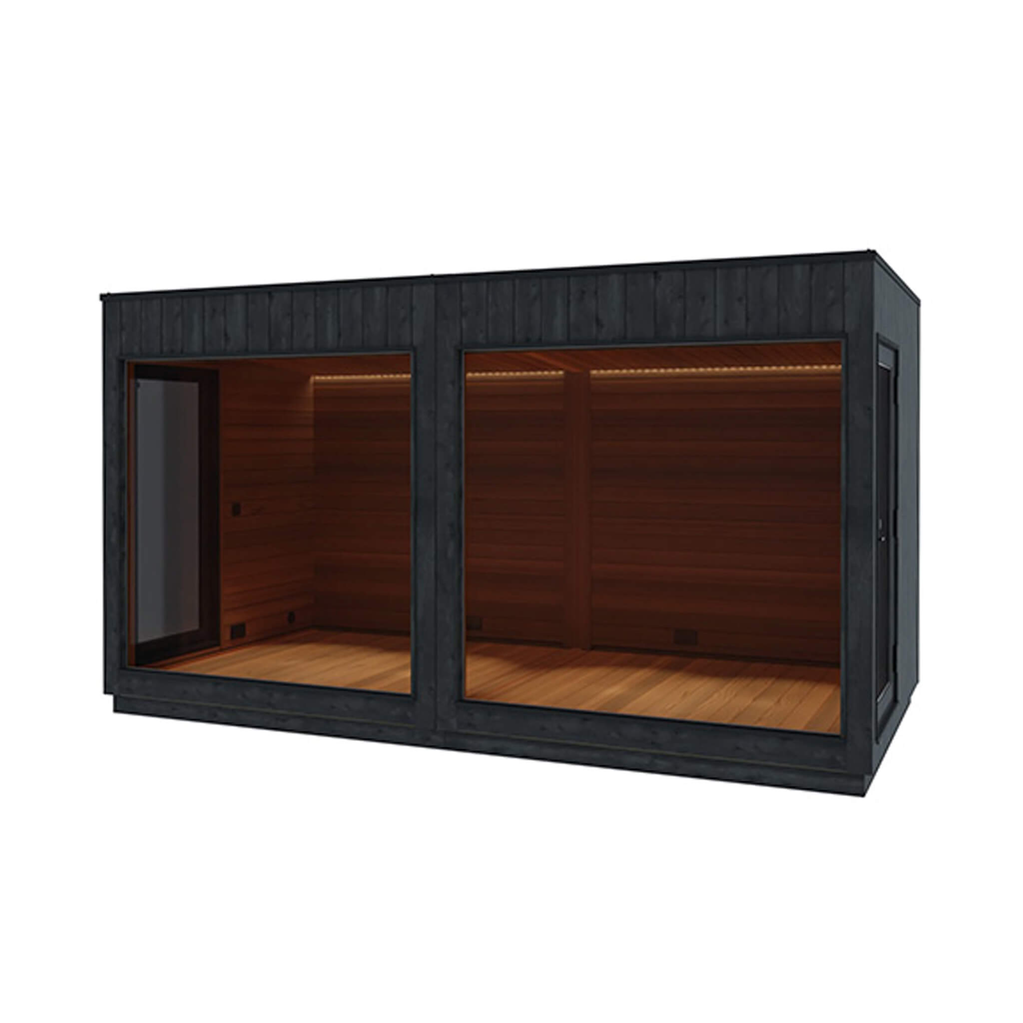 2-Entrance Outdoor Sauna Cabin [Made-To-Order]
