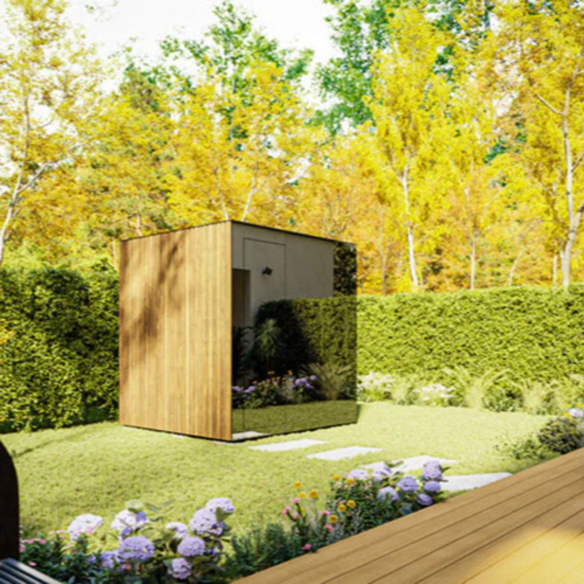 4-Person Fully-Assembled Outdoor Sauna Cabin [Made-To-Order]