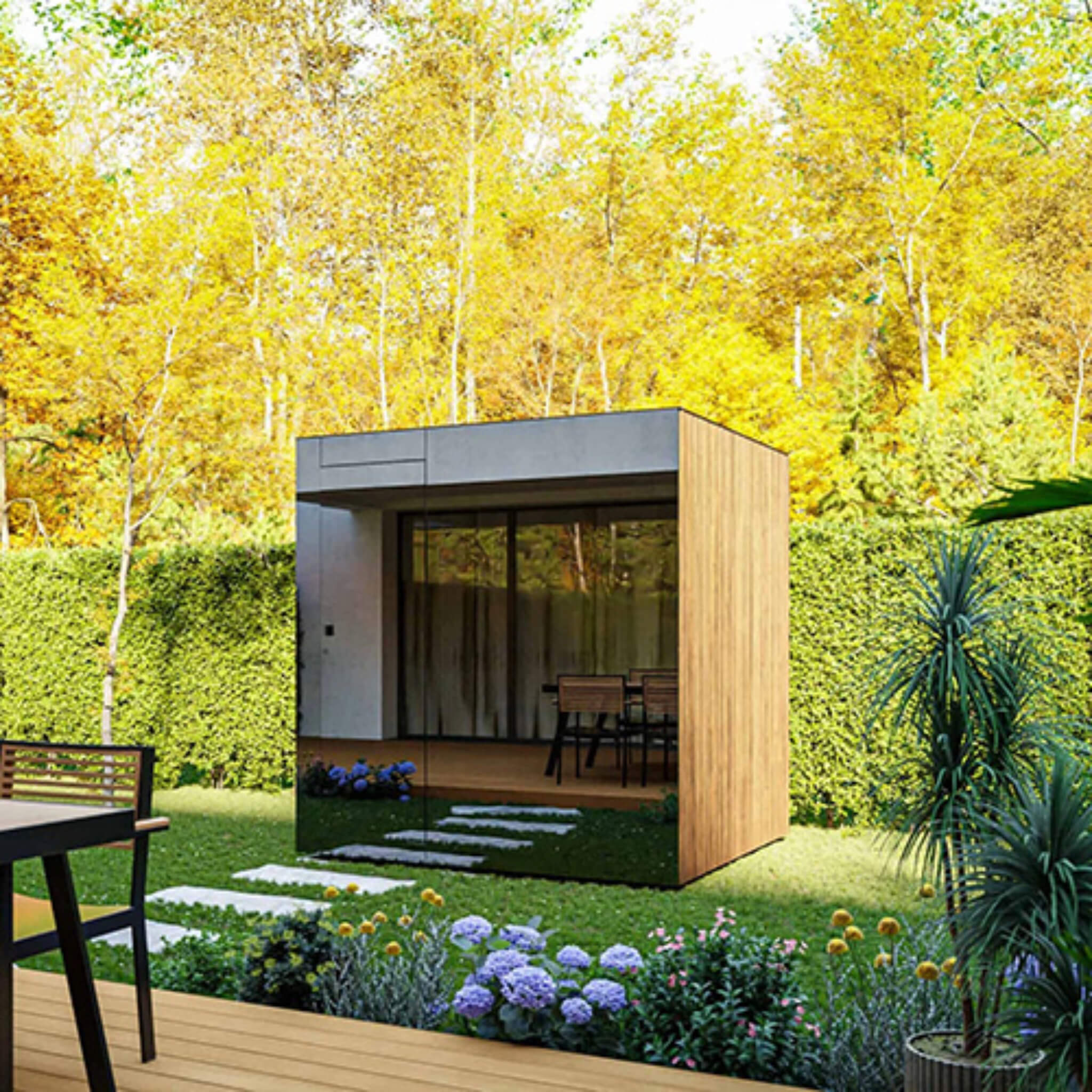 4-Person Fully-Assembled Outdoor Sauna Cabin [Made-To-Order]