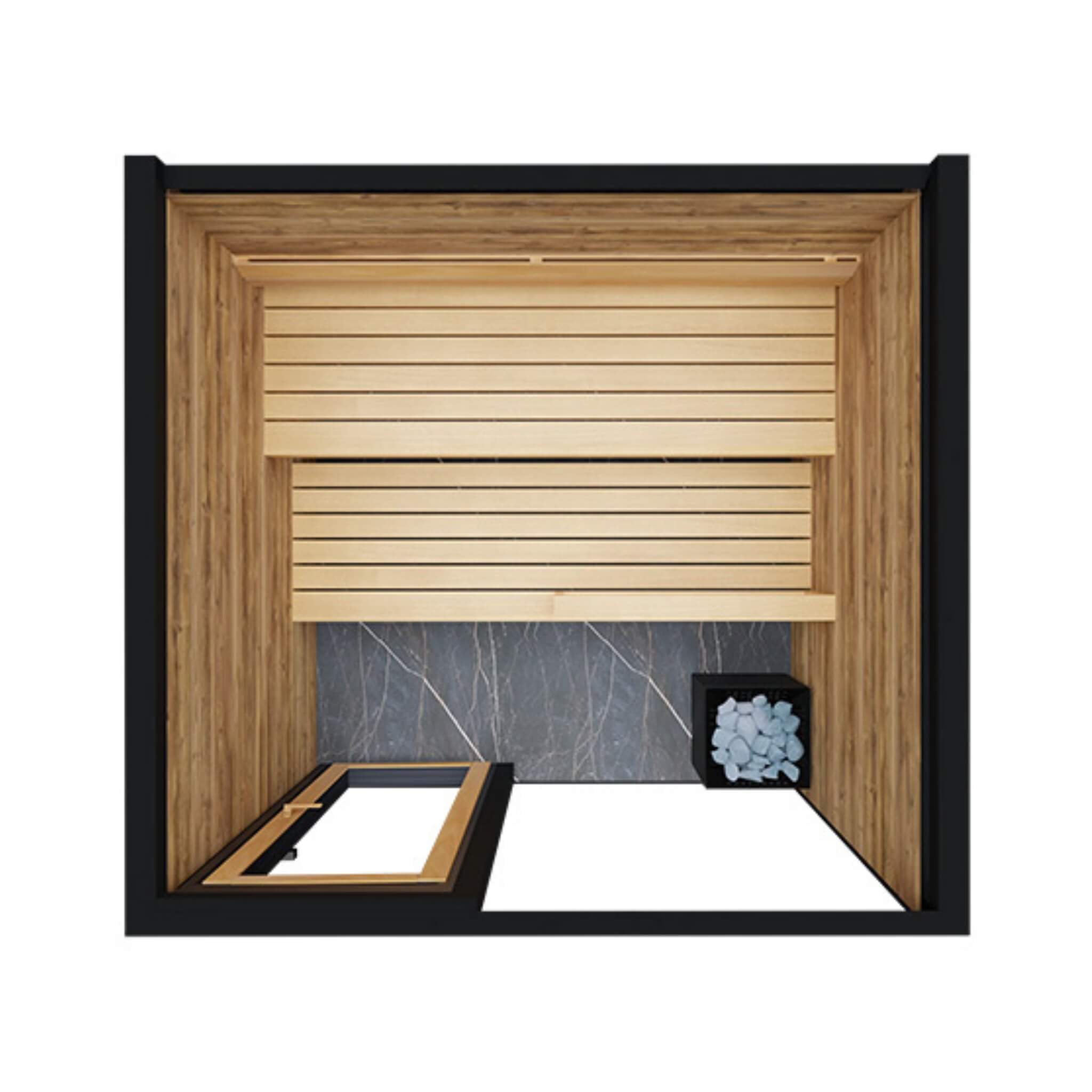 4-Person Fully-Assembled Outdoor Sauna Cabin [Made-To-Order]
