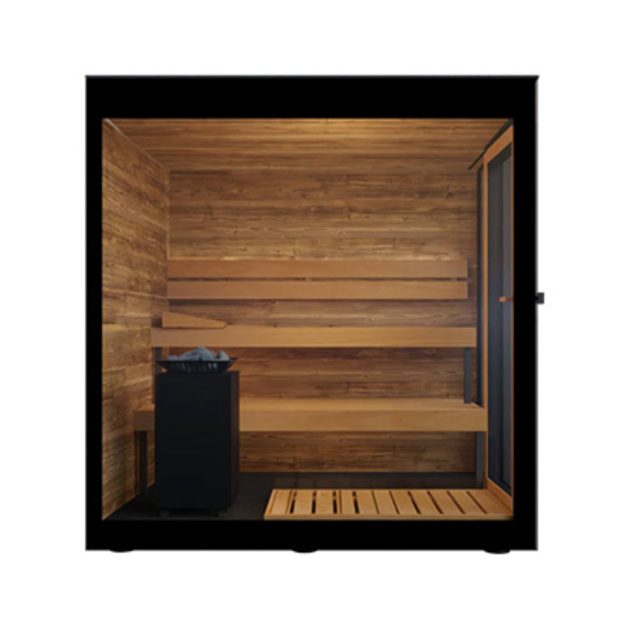 3-Person Fully-Assembled Outdoor Sauna Cabin [Made-To-Order]